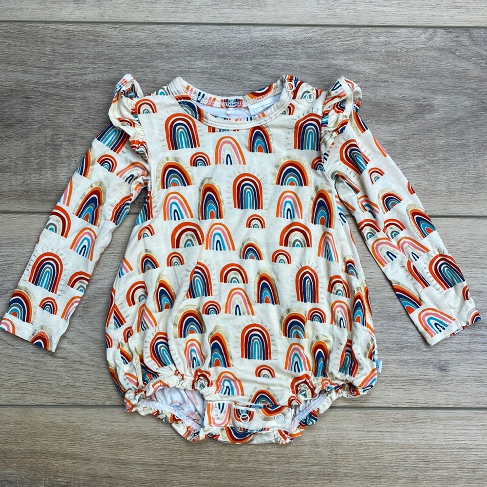 Posh Peanut | Skyla | Rainbow Onesie